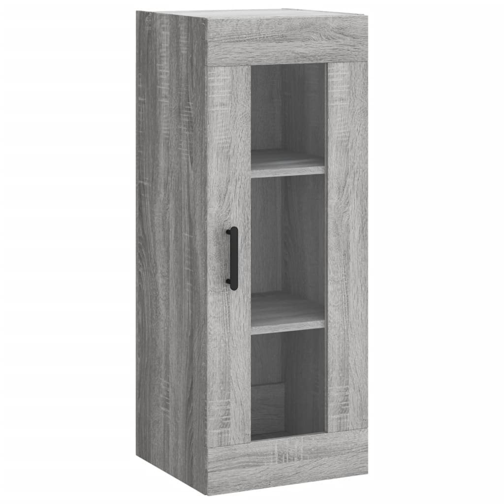Visoka komoda siva sonome 34,5x34x180 cm od konstruiranog drva