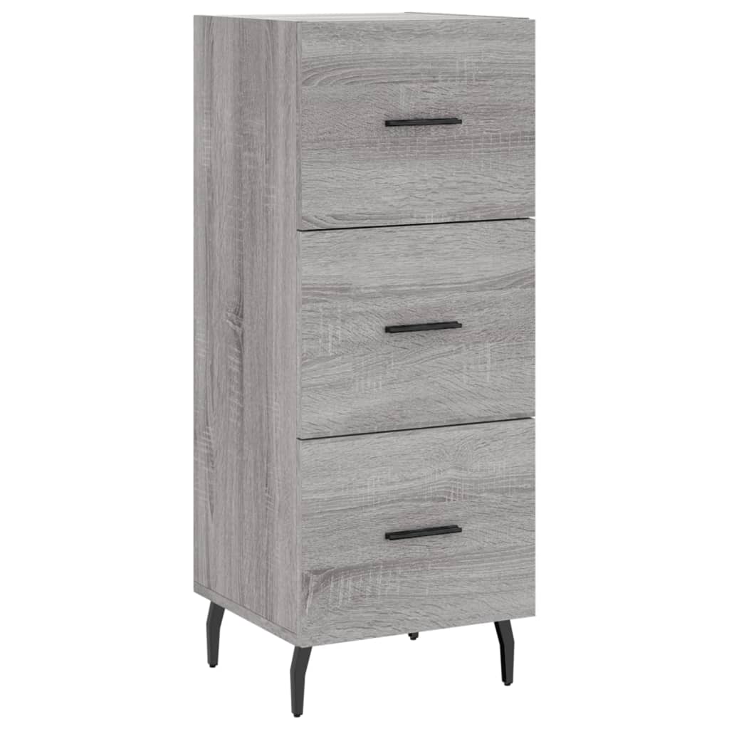 Visoka komoda siva sonome 34,5x34x180 cm od konstruiranog drva