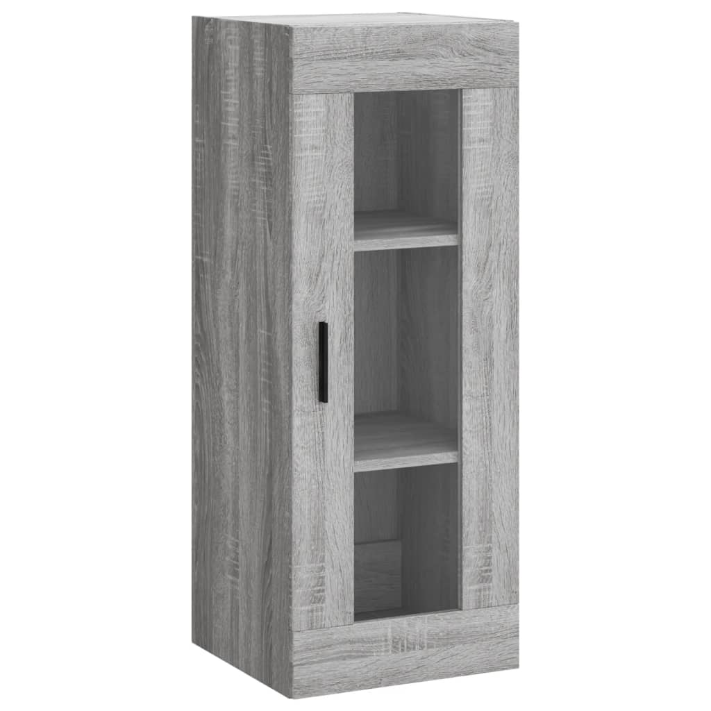 Visoka komoda siva sonome 34,5x34x180 cm od konstruiranog drva