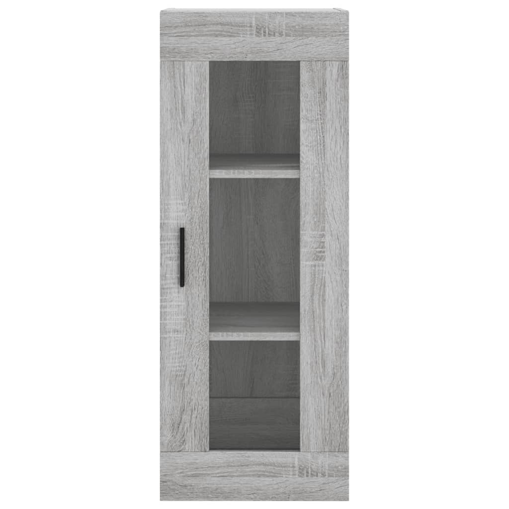 Visoka komoda siva sonome 34,5x34x180 cm od konstruiranog drva