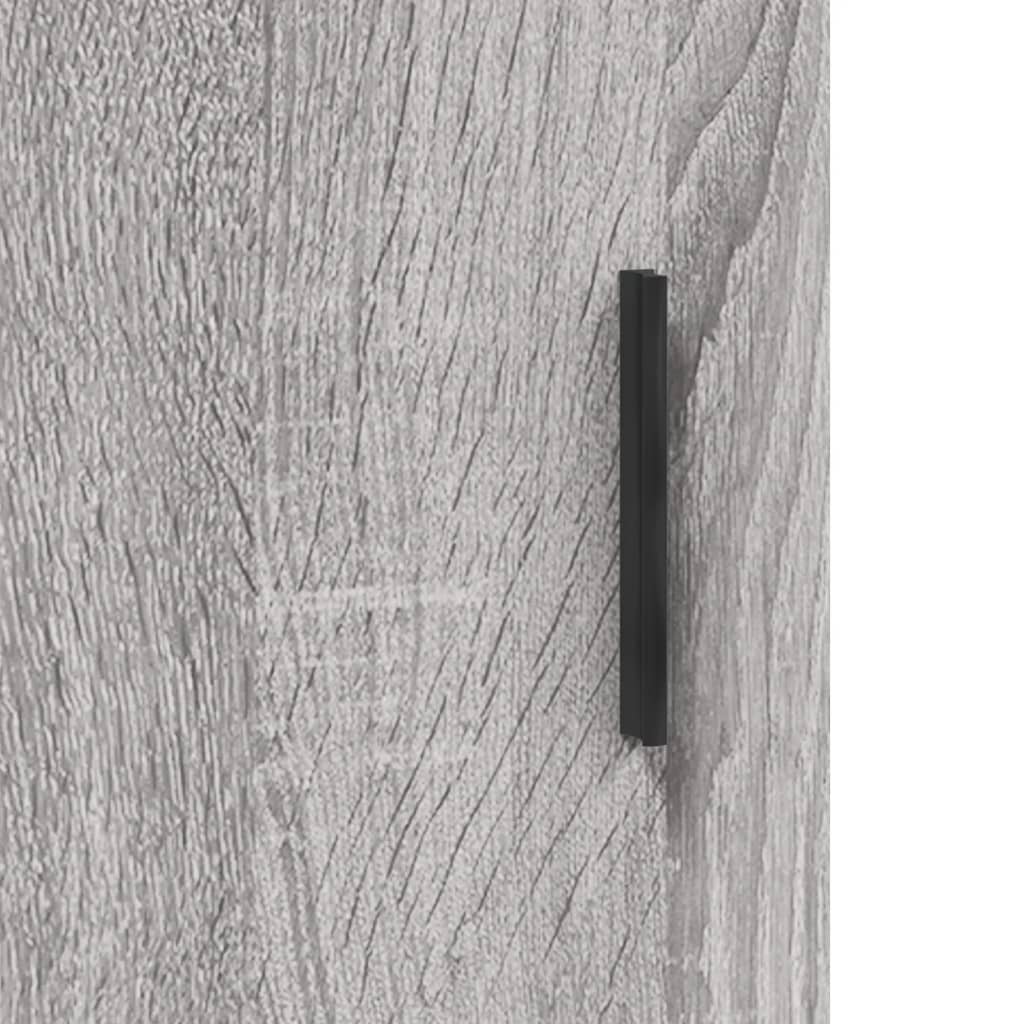 Visoka komoda siva sonome 34,5x34x180 cm od konstruiranog drva