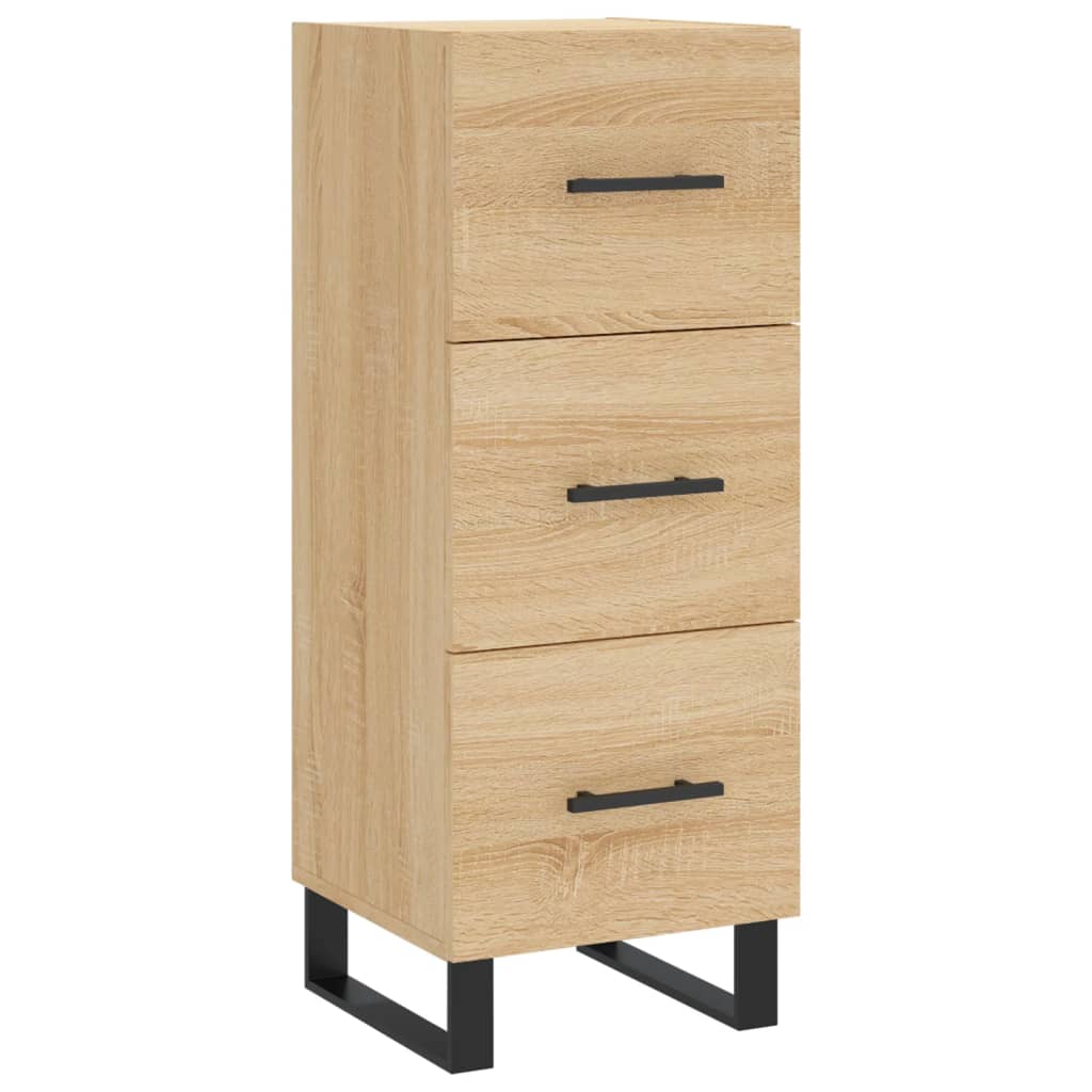 Visoka komoda hrasta sonome 34,5x34x180cm od konstruiranog drva