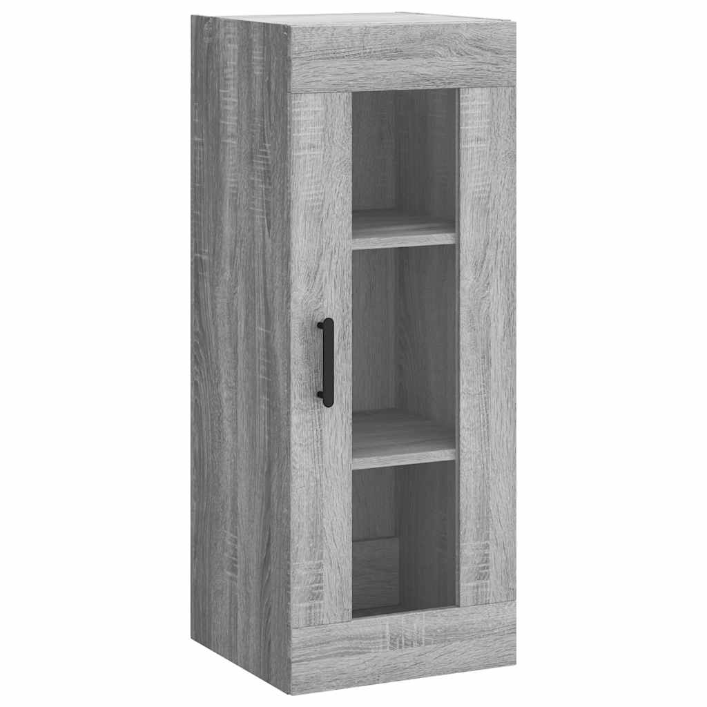 Visoka komoda siva sonome 34,5x34x180 cm od konstruiranog drva
