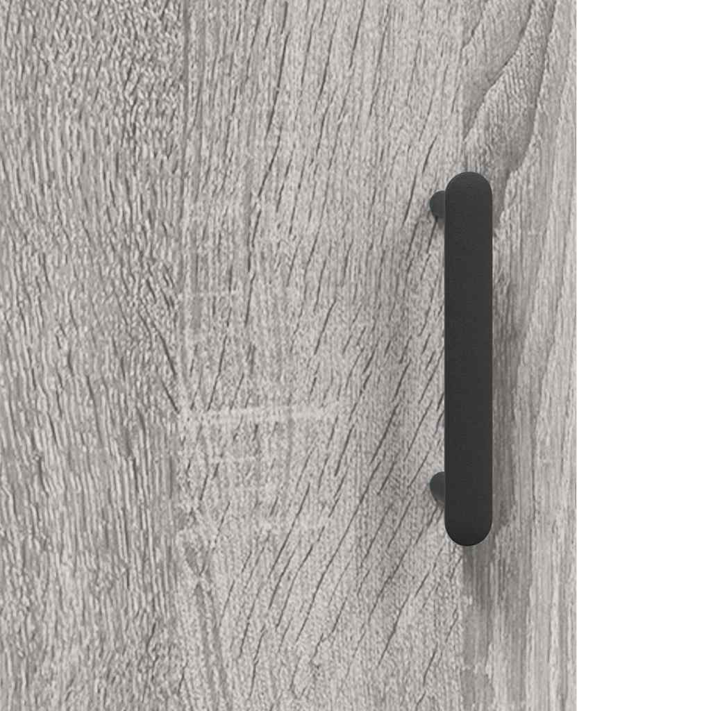 Visoka komoda siva sonome 34,5x34x180 cm od konstruiranog drva