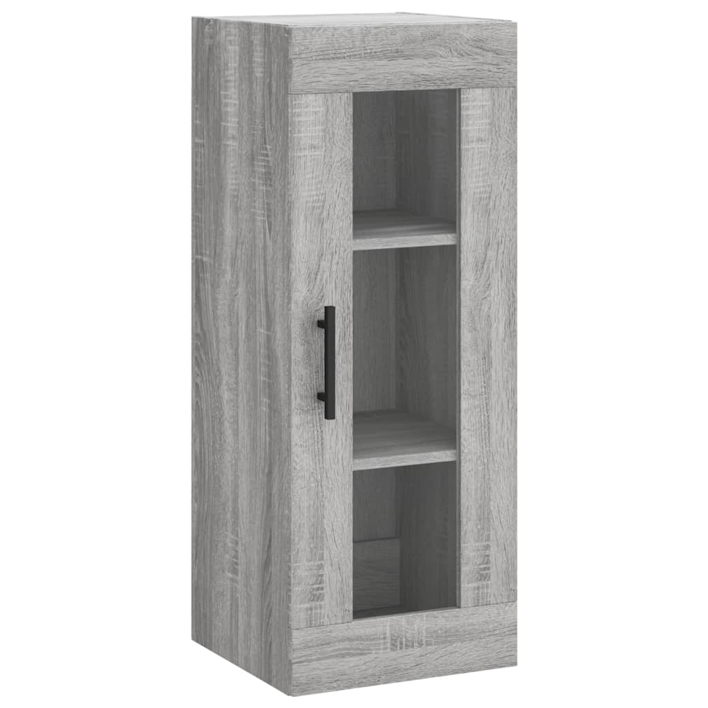 Visoka komoda siva sonome 34,5x34x180 cm od konstruiranog drva