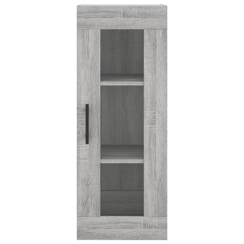 Visoka komoda siva sonome 34,5x34x180 cm od konstruiranog drva