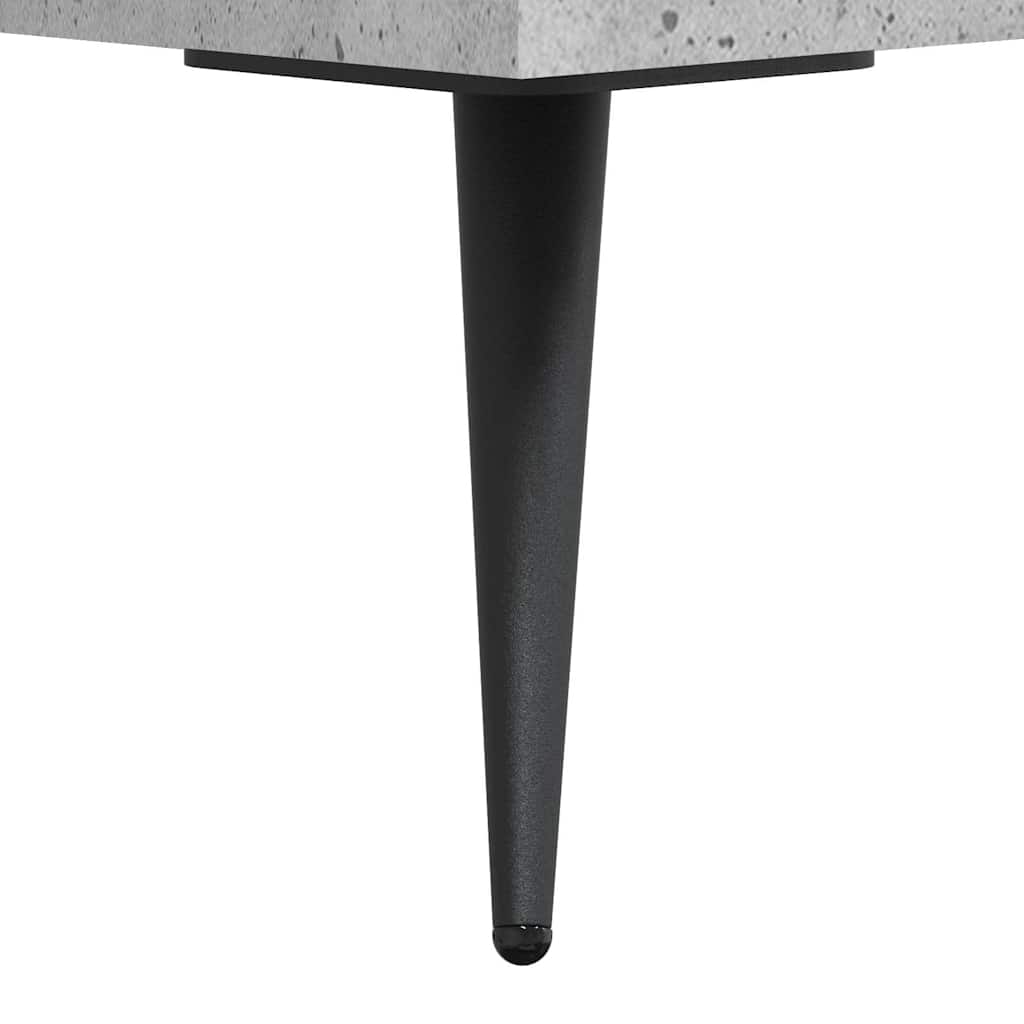 Visoka komoda siva betona 69,5x34x180 cm od konstruiranog drva