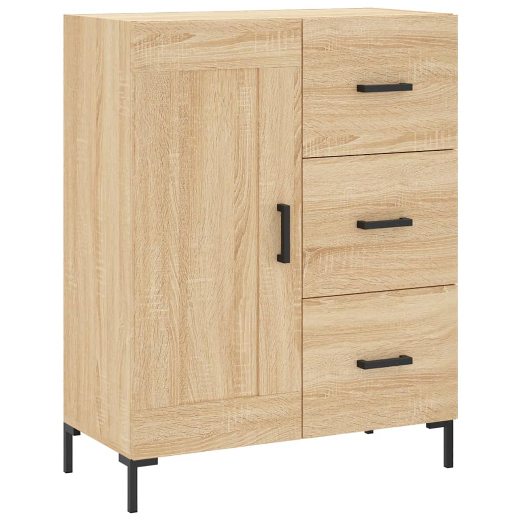 Visoka komoda hrasta sonome 69,5x34x180cm od konstruiranog drva