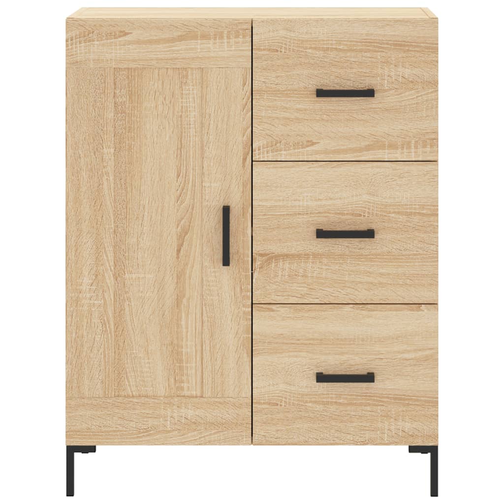 Visoka komoda hrasta sonome 69,5x34x180cm od konstruiranog drva