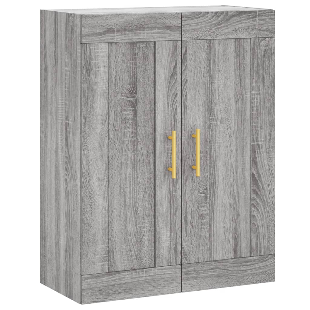 Visoka komoda siva sonome 69,5x34x180 cm od konstruiranog drva