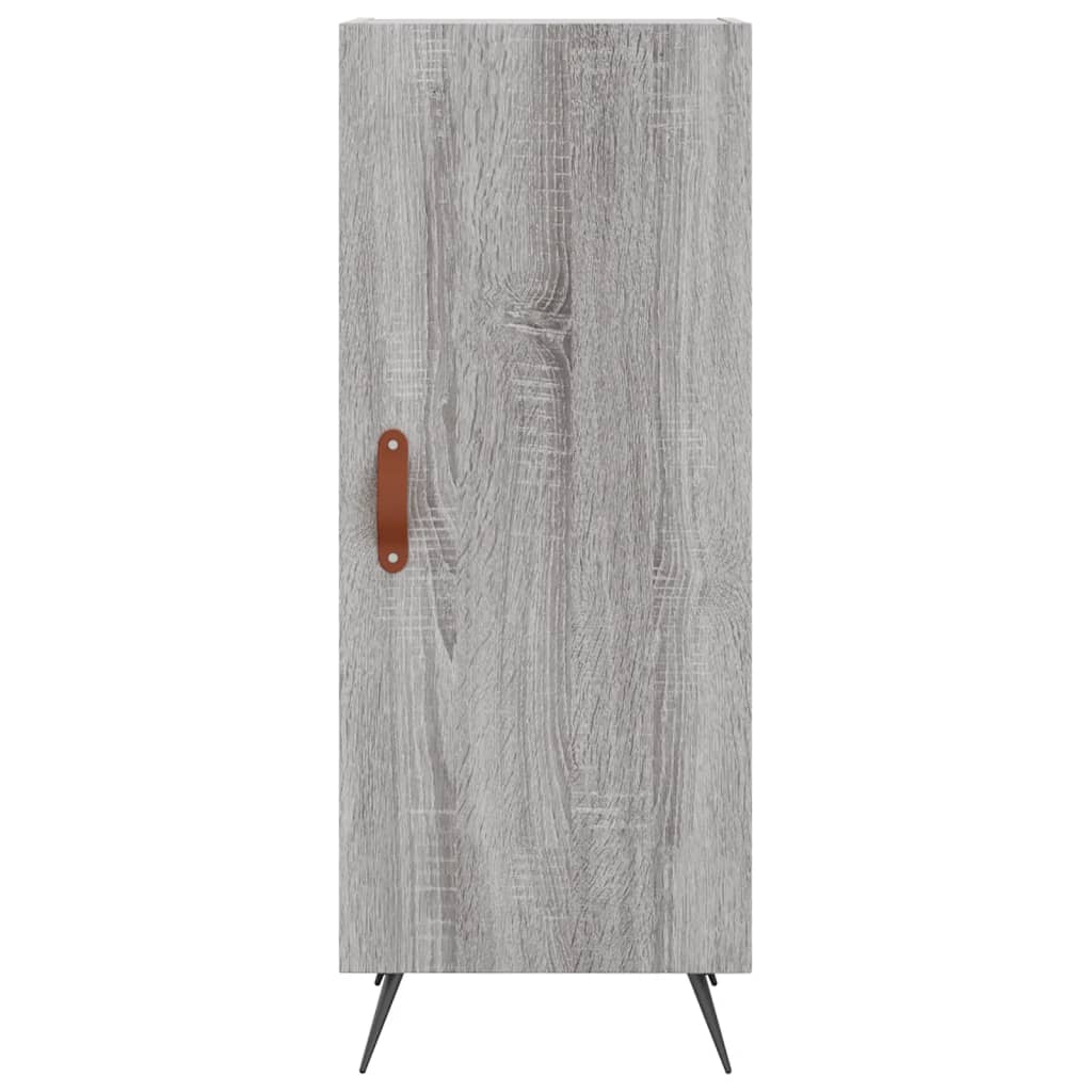 Visoka komoda siva sonome 34,5x34x180 cm od konstruiranog drva
