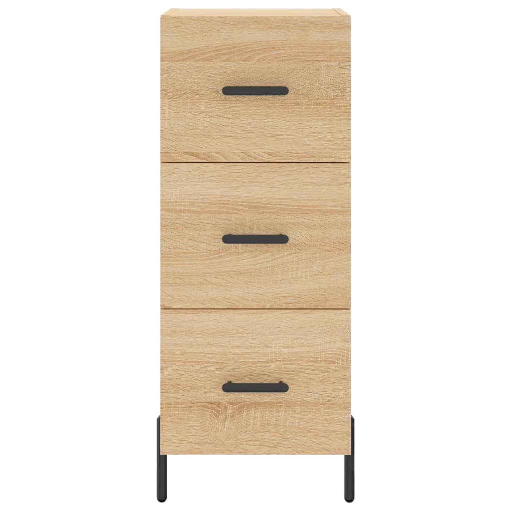 Visoka komoda hrasta sonome 34,5x34x180cm od konstruiranog drva