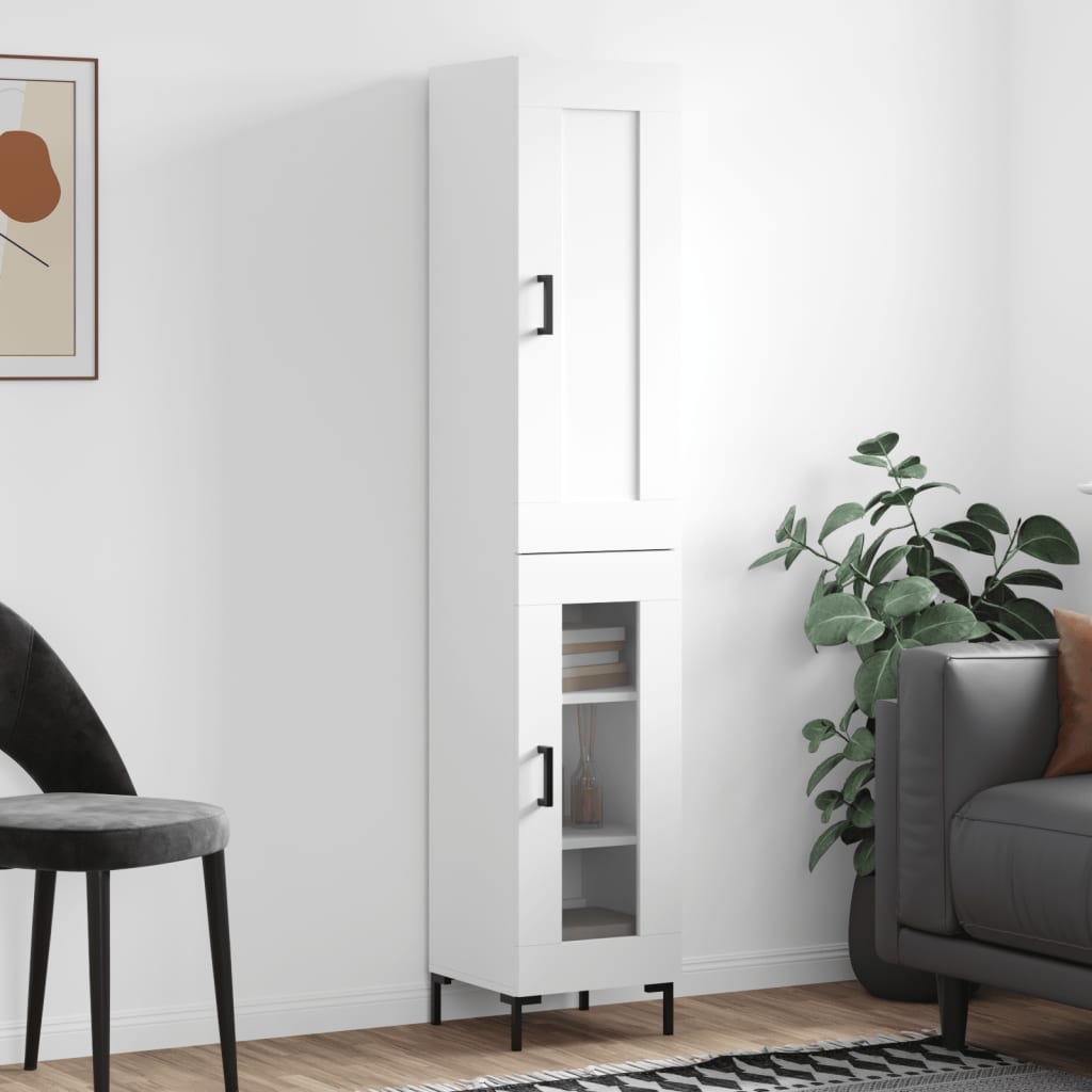 Highboard 34,5 x 34 x 180 cm Konstruirano drvo