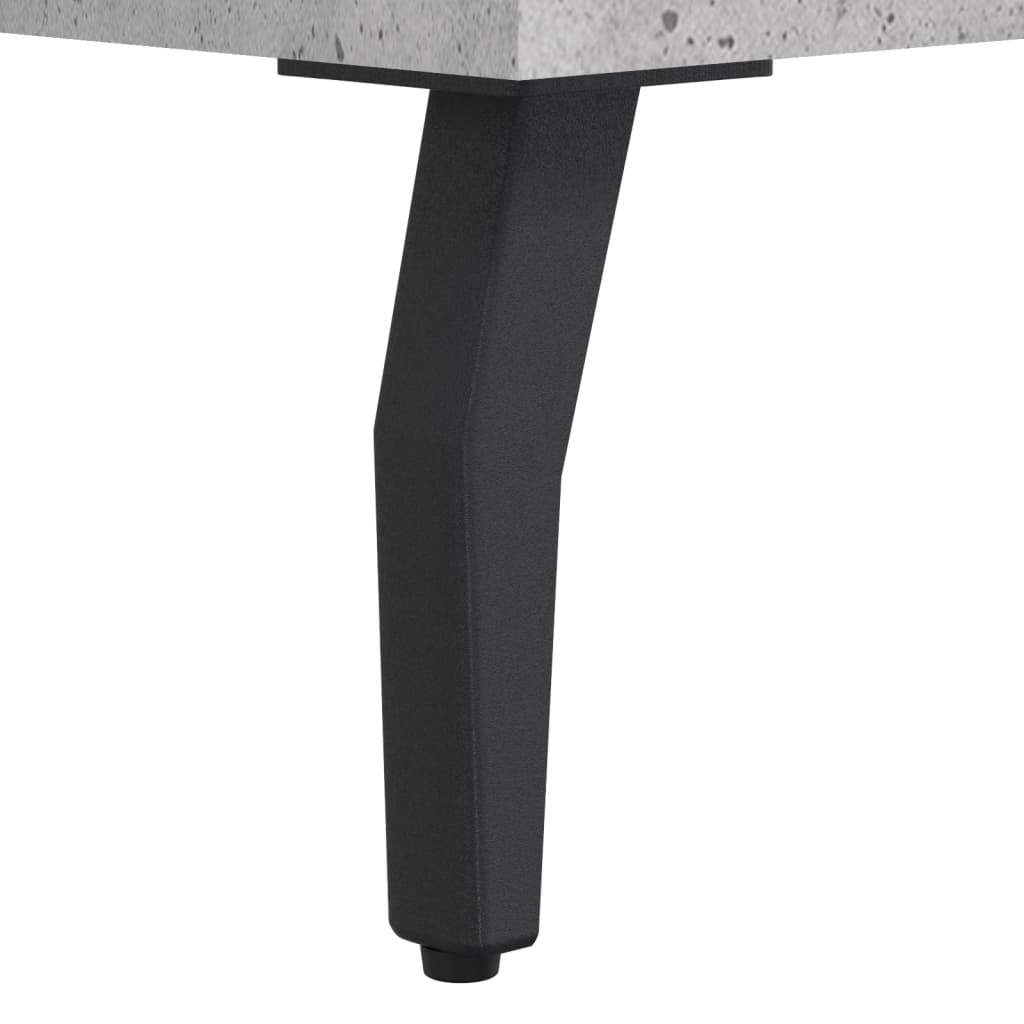 Visoka komoda siva betona 34,5x34x180 cm od konstruiranog drva