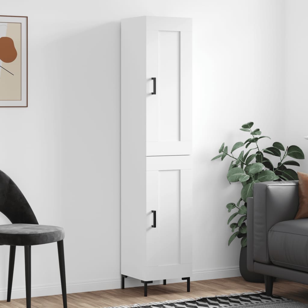 Highboard 34,5 x 34 x 180 cm Konstruirano drvo
