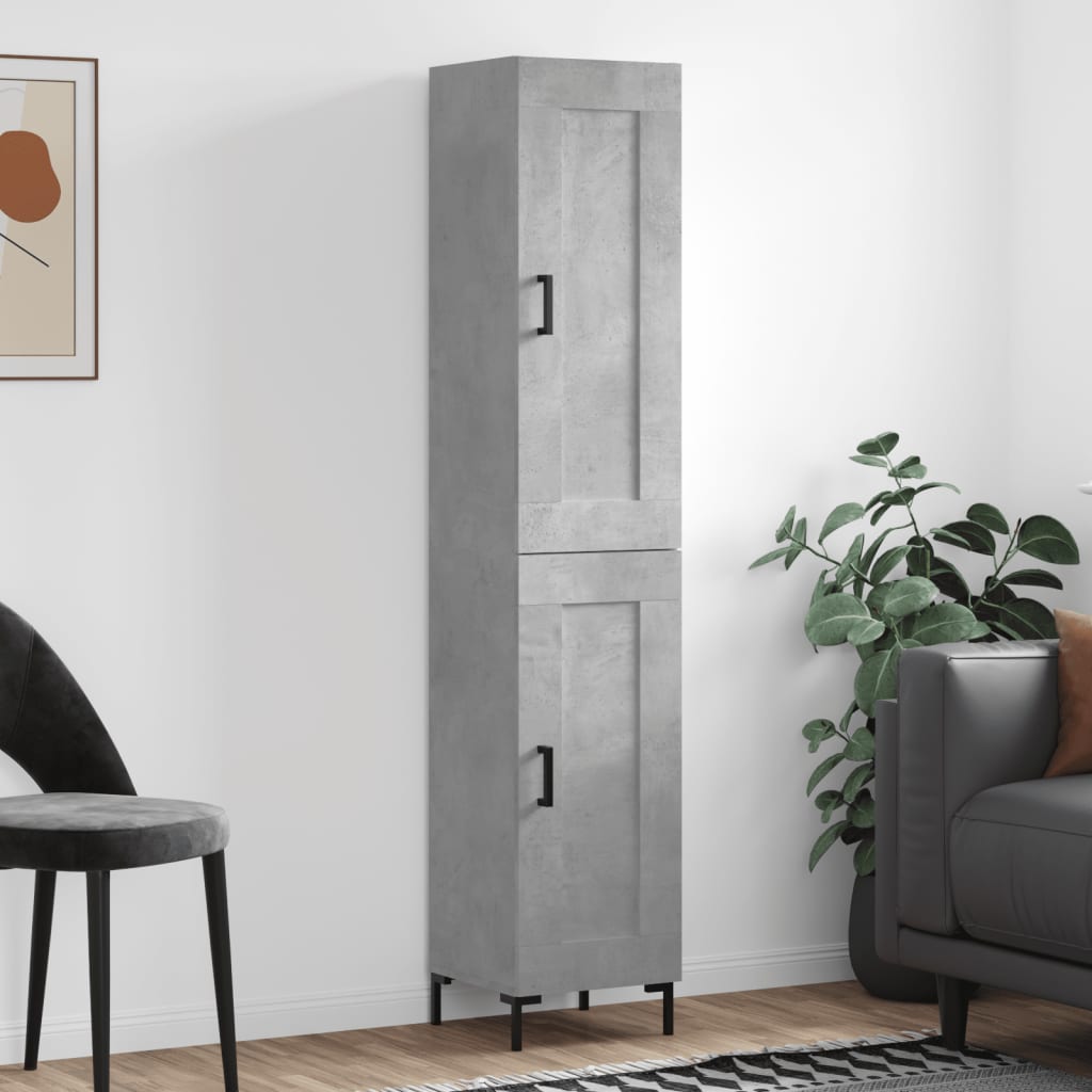 Highboard 34,5 x 34 x 180 cm Konstruirano drvo