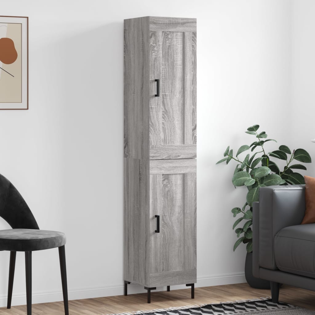 Highboard 34,5 x 34 x 180 cm Konstruirano drvo