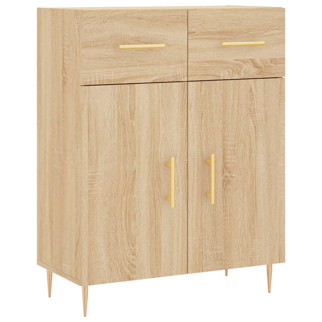 Visoka komoda hrasta sonome 69,5x34x180cm od konstruiranog drva