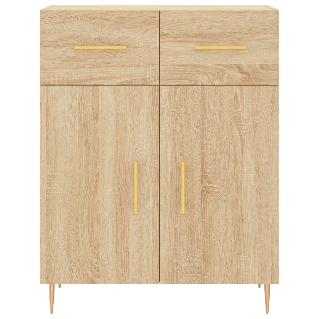 Visoka komoda hrasta sonome 69,5x34x180cm od konstruiranog drva