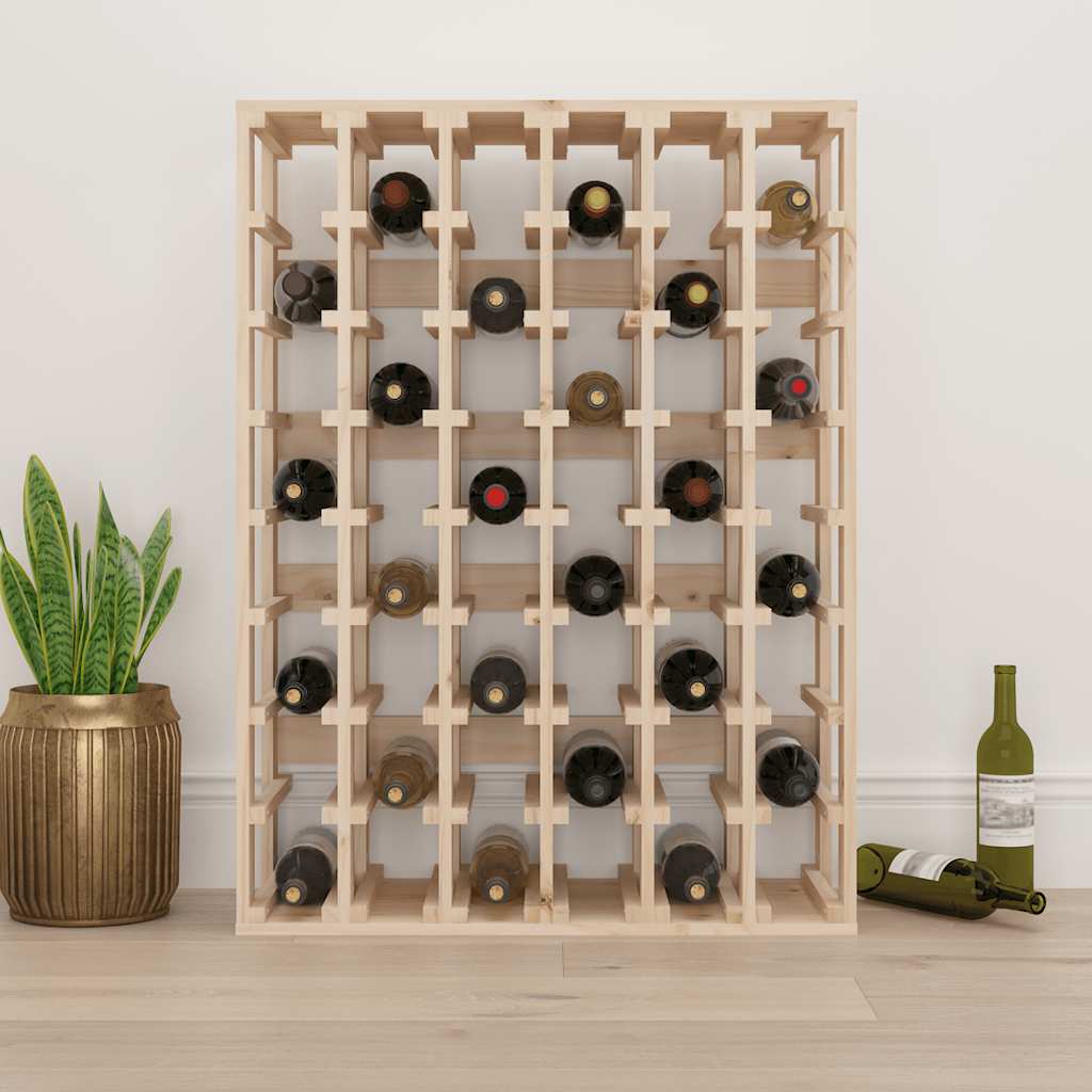 Stalak za vino 70 x 33 x 94 m od masivne borovine