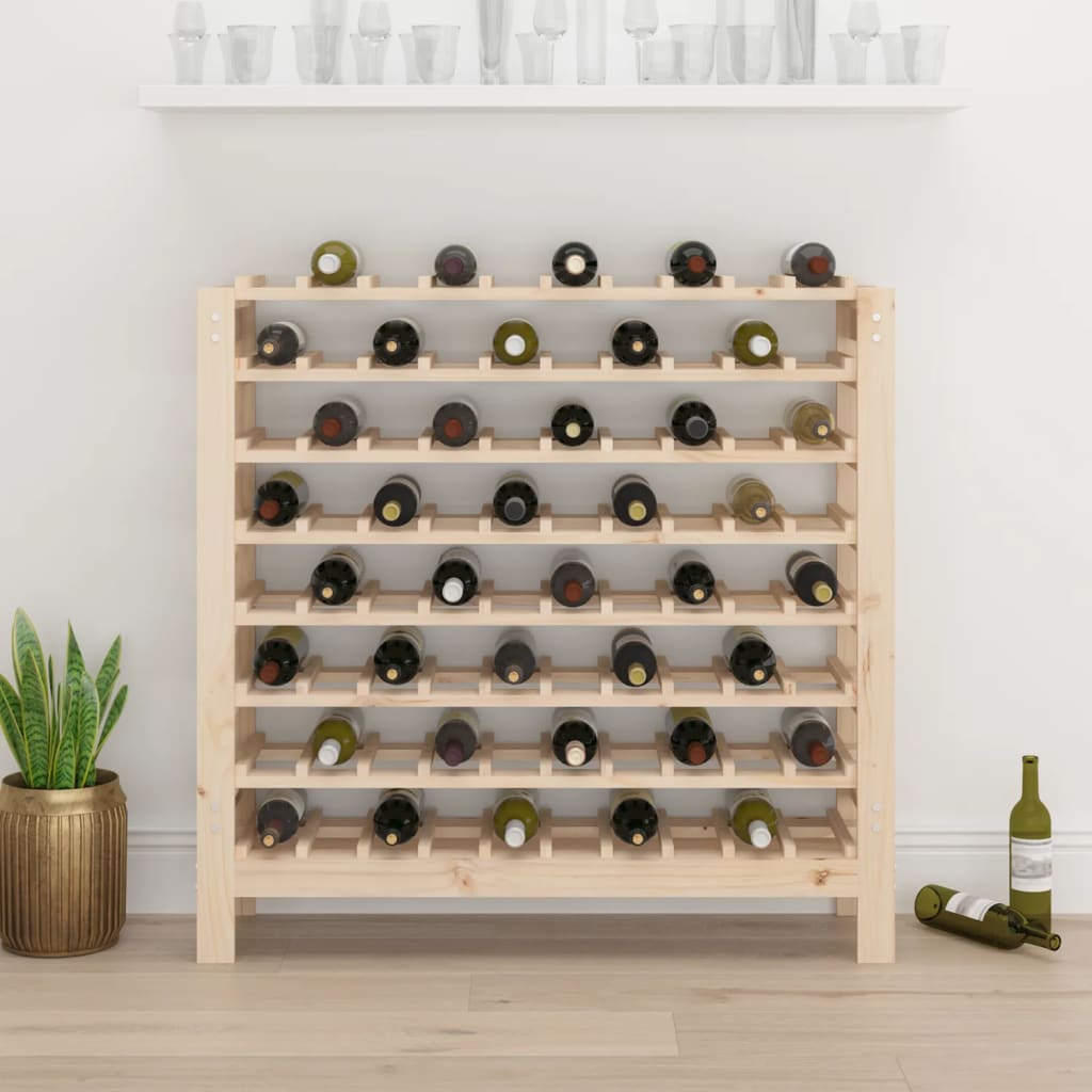 Stalak za vino 109,5x30x107,5 cm od masivne borovine