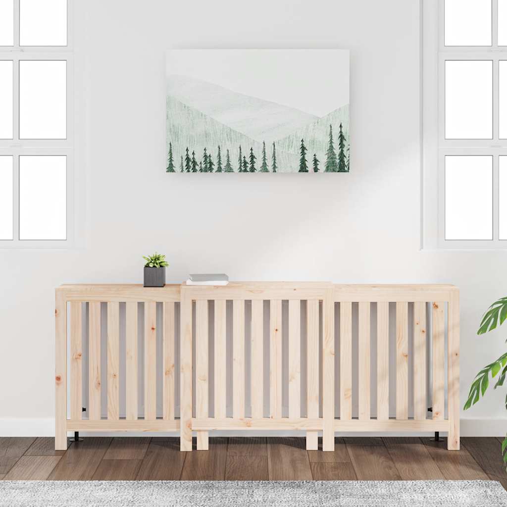 Pokrov za radijator 210x21x85 cm od masivne borovine