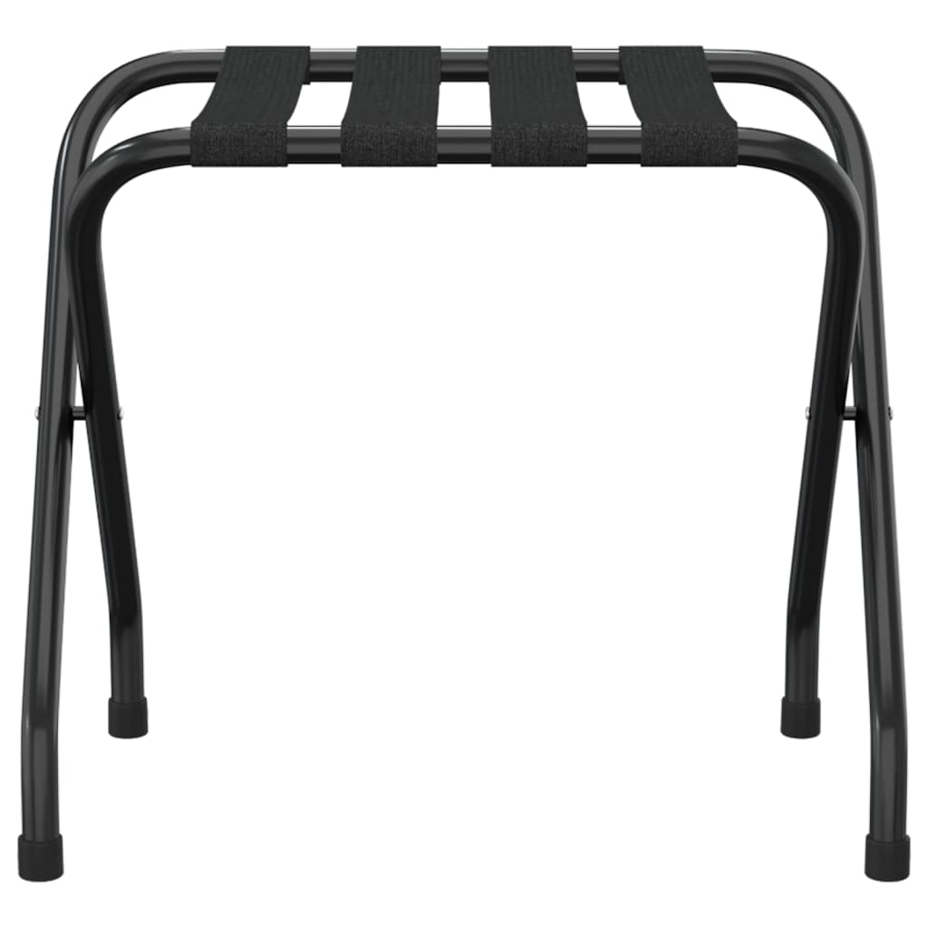 Stalak za prtljagu crni 56 x 40 x 49 cm