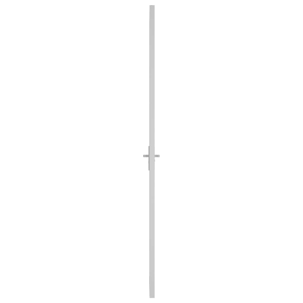 Unutarnja vrata 102,5x201,5 cm bijela od ESG stakla i aluminija