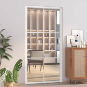 Unutarnja vrata 102,5x201,5 cm bijela od ESG stakla i aluminija