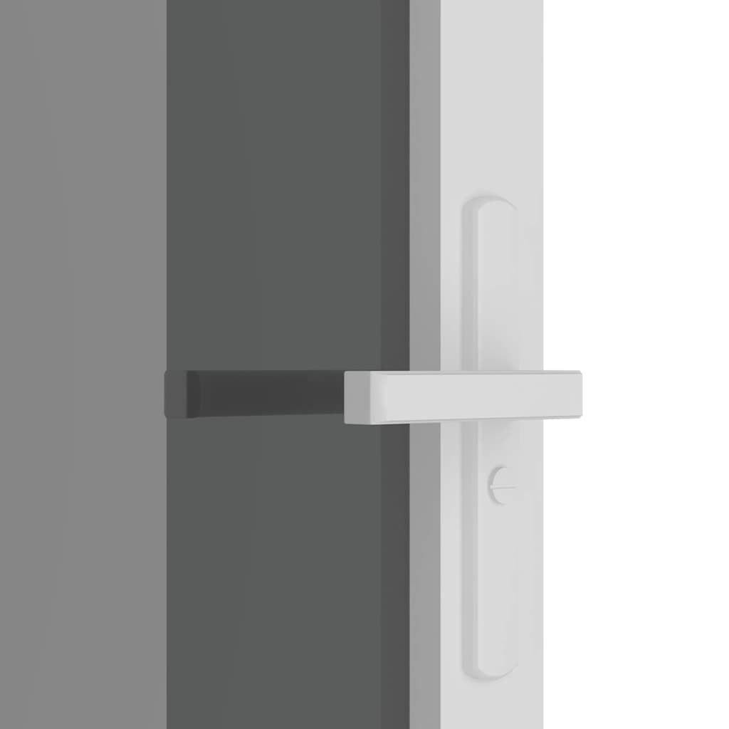 Unutarnja vrata 76 x 201,5 cm Bijela od ESG stakla i aluminija