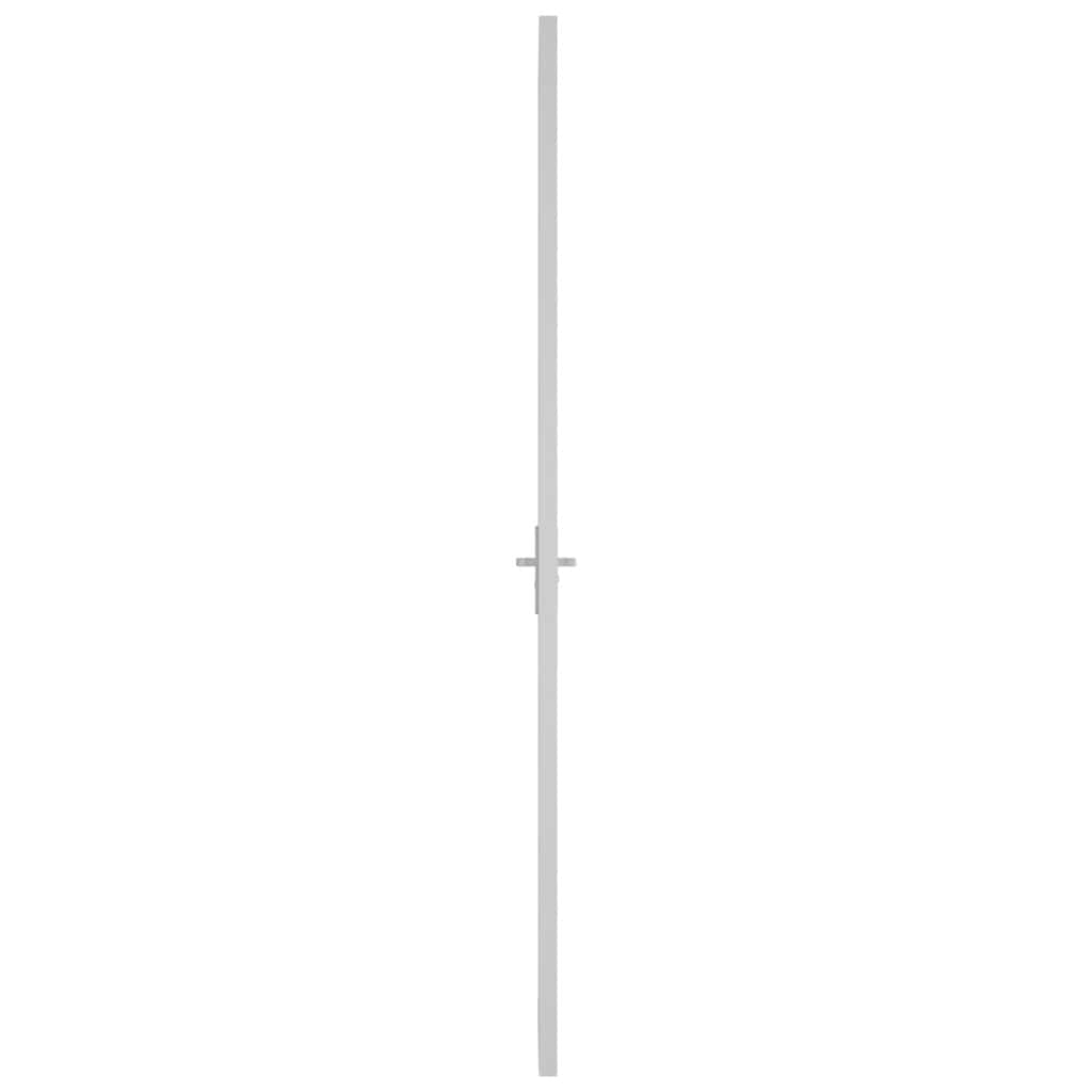 Unutarnja vrata 102,5x201,5 cm bijela od ESG stakla i aluminija