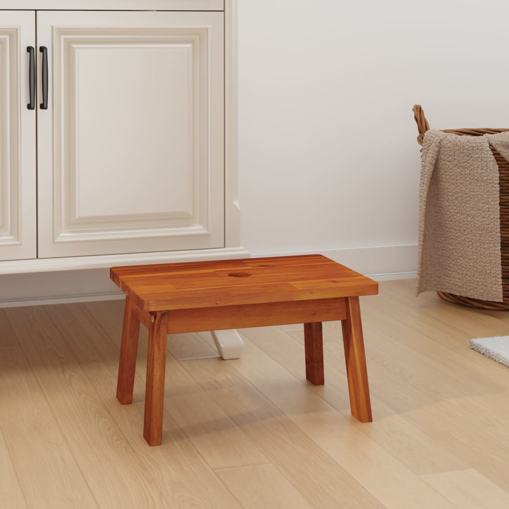 Pomoćni stolac 38 x 26 x 22 cm od masivnog bagremovog drva