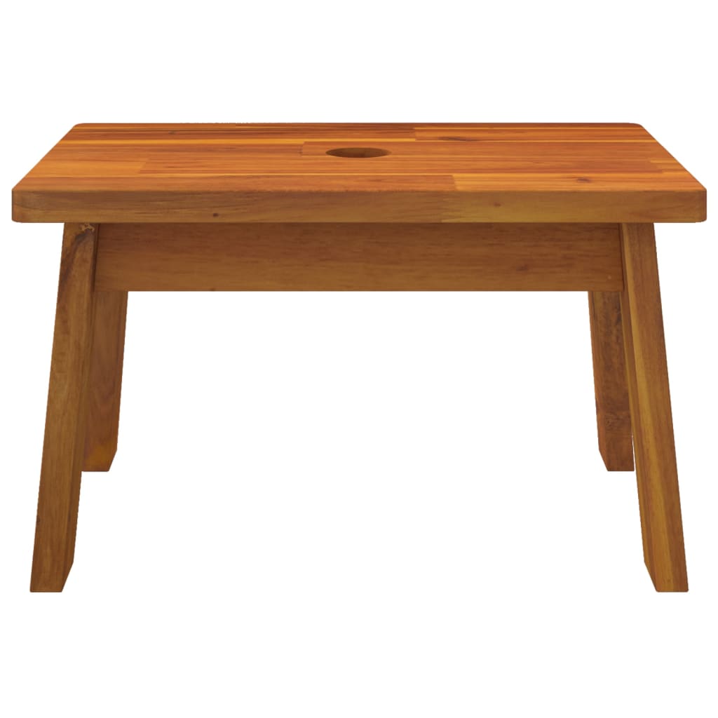 Pomoćni stolac 38 x 26 x 22 cm od masivnog bagremovog drva