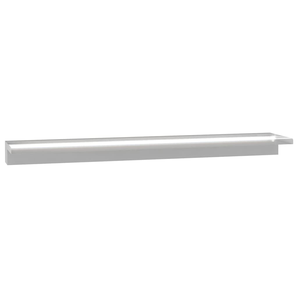 Fontana s vodopadom za bazen LED od nehrđajućeg čelika 110 cm