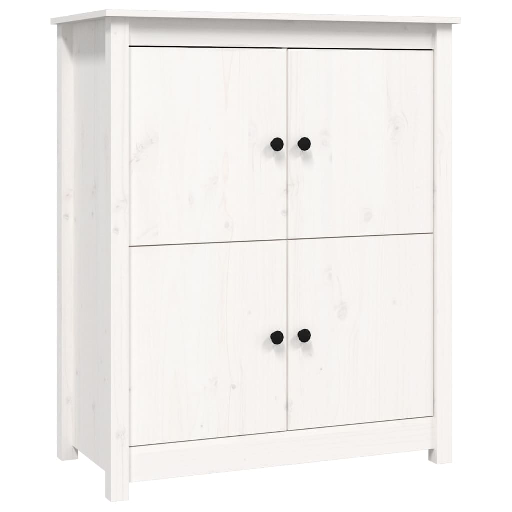Komoda bijela 83 x 41,5 x 100 cm od masivne borovine