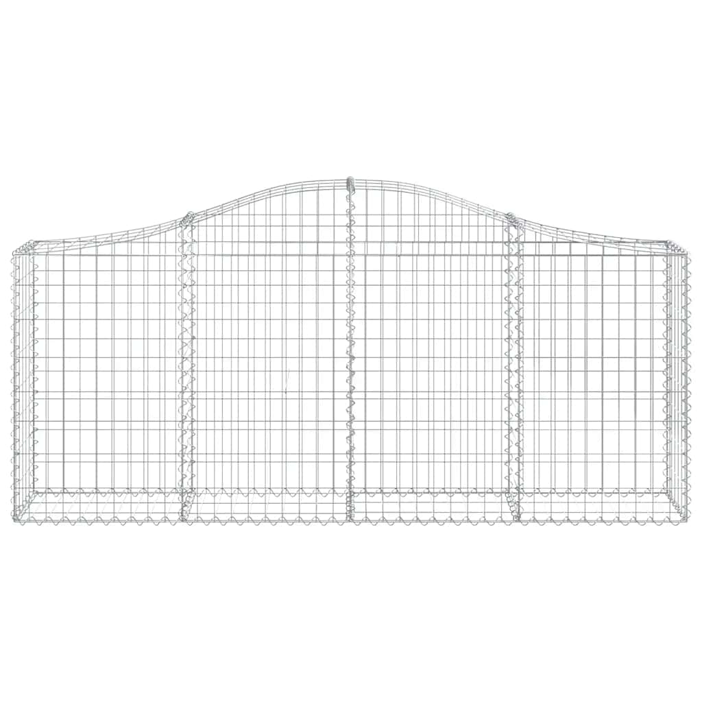 Lučne gabionske košare 13 kom 200x30x80/100cm pocinčano željezo