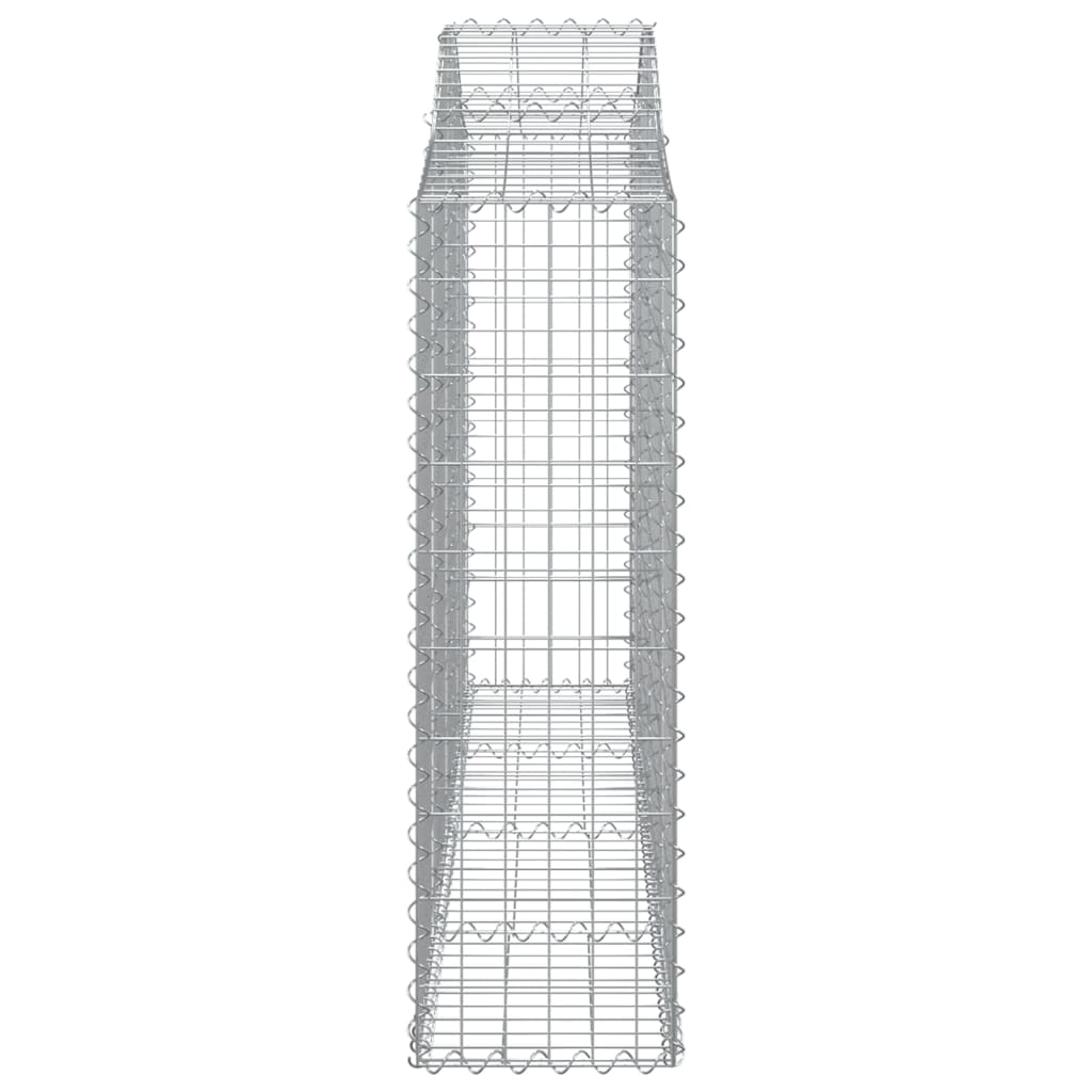 Lučne gabionske košare 9 kom 200x30x100/120cm pocinčano željezo