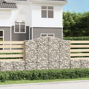 Lučne gabionske košare 5 kom 200x30x160/180cm pocinčano željezo