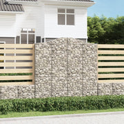 Lučne gabionske košare 2 kom 200x30x200/220cm pocinčano željezo