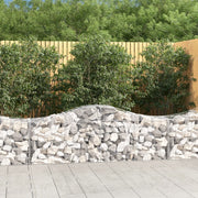 Lučne gabionske košare 11 kom 200x50x60/80 cm pocinčano željezo