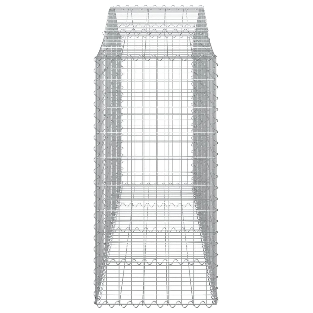 Lučne gabionske košare 7 kom 200x50x100/120cm pocinčano željezo