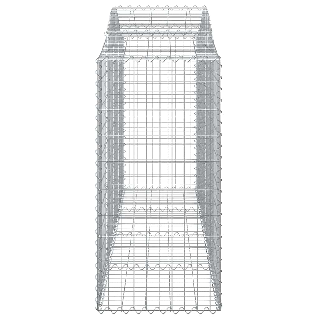 Lučne gabionske košare 5 kom 200x50x120/140cm pocinčano željezo
