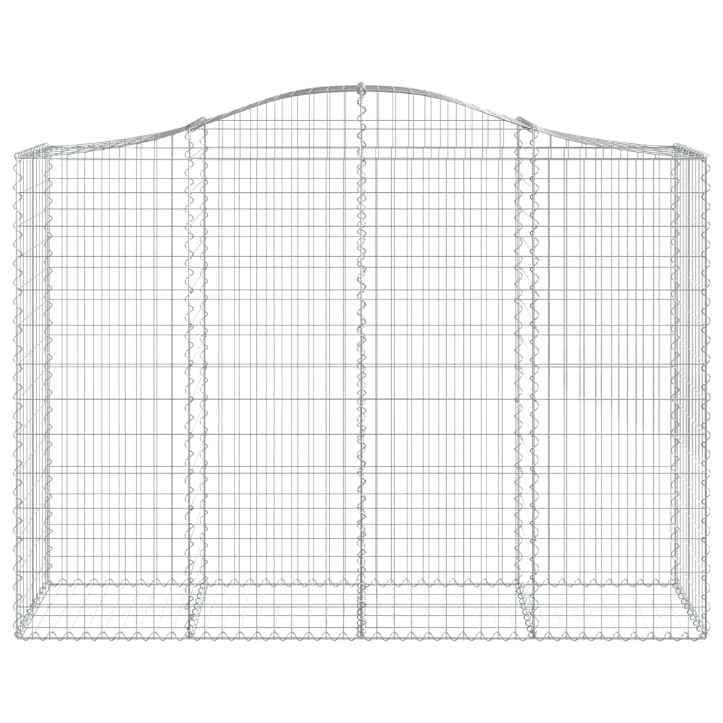 Lučne gabionske košare 18kom 200x50x140/160cm pocinčano željezo