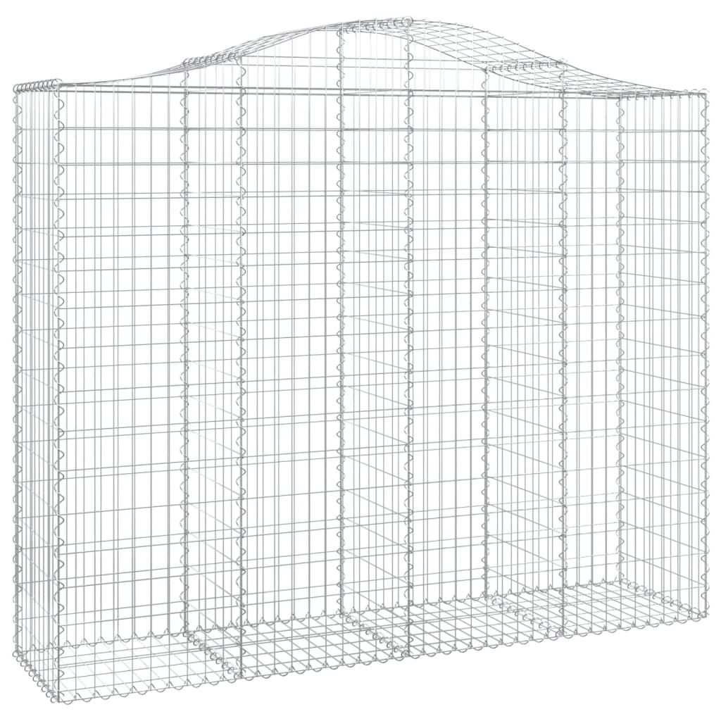 Lučne gabionske košare 13kom 200x50x160/180cm pocinčano željezo