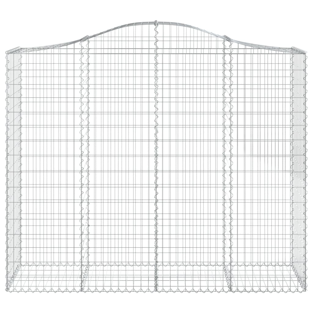 Lučne gabionske košare 13kom 200x50x160/180cm pocinčano željezo