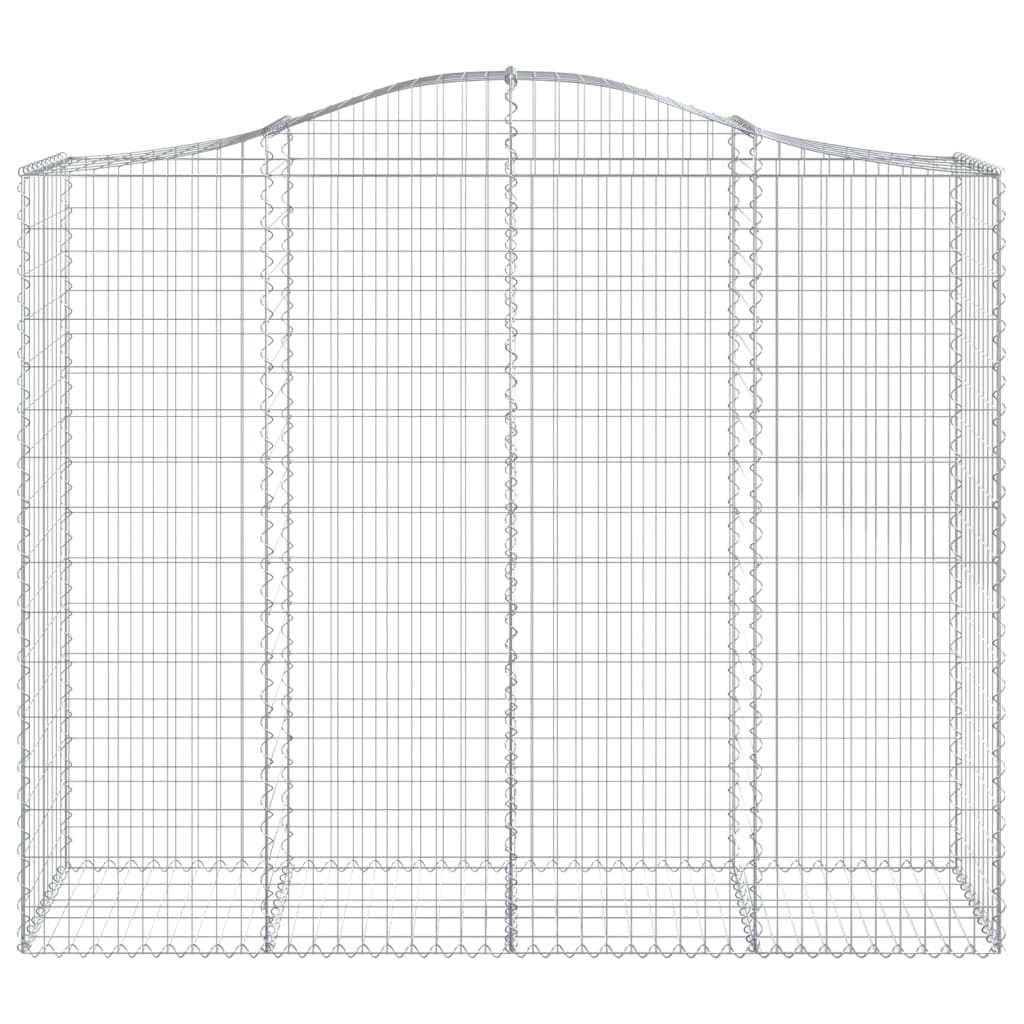Lučne gabionske košare 15kom 200x50x160/180cm pocinčano željezo
