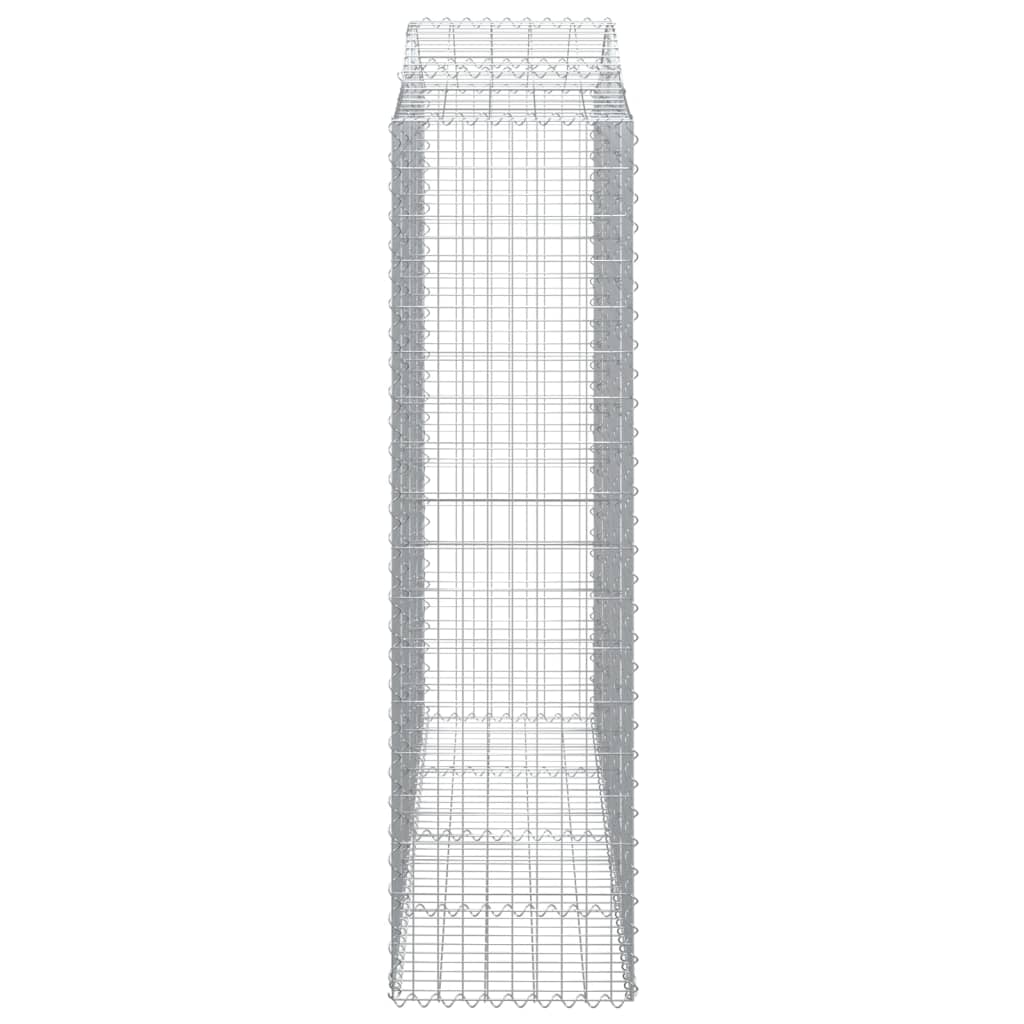 Lučne gabionske košare 3 kom 200x50x180/200cm pocinčano željezo