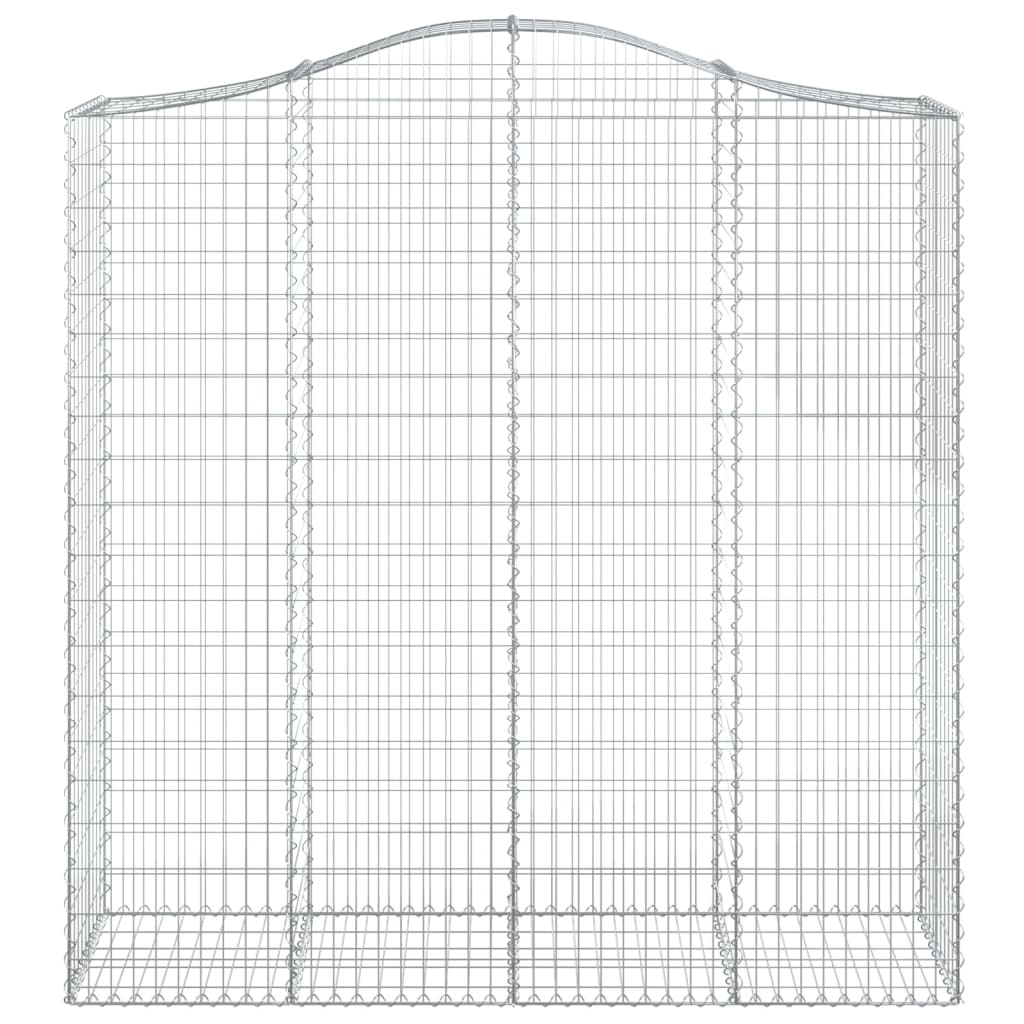 Lučne gabionske košare 5 kom 200x50x200/220cm pocinčano željezo