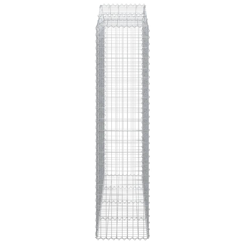 Lučne gabionske košare 5 kom 200x50x200/220cm pocinčano željezo