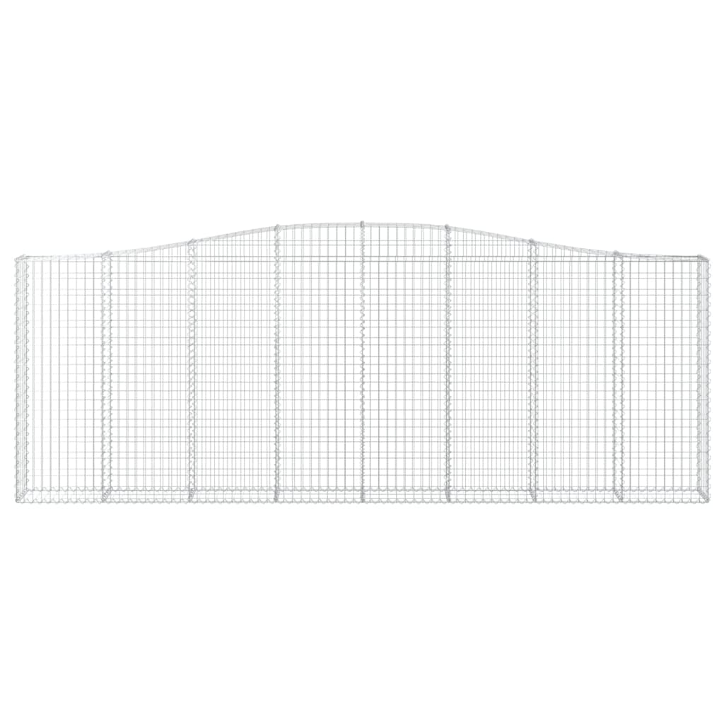 Lučne gabionske košare 5 kom 400x30x40/60 cm pocinčano željezo